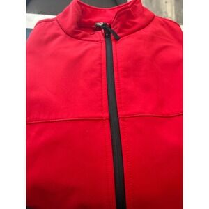 Hartwell Red Zip Up Jacket Full‎ Zip Long Sleeve Athletic Wear Size L